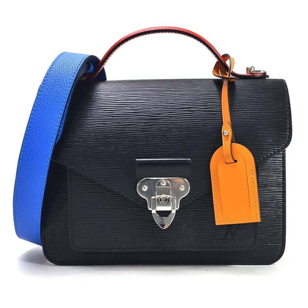 Louis Vuitton Epi Leather Shoulder Bag Neo Monceau Noir Black